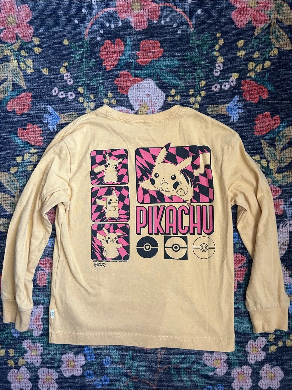 Gap Pokémon Pikachu Shirt, Size Small (6-7)